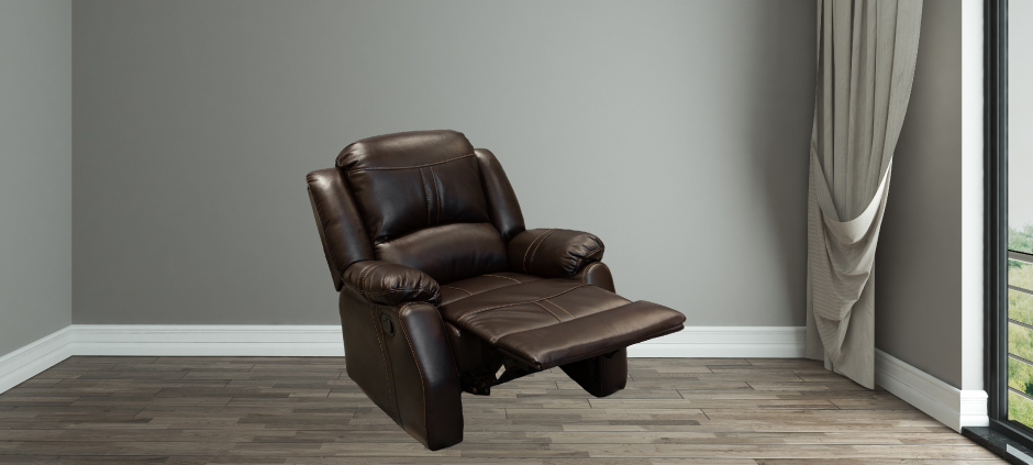 Lorraine Bel-Aire Deluxe Mocha Reclining Love Seat by American Home Line